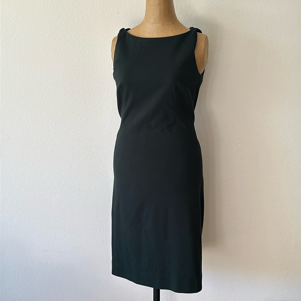 MM.LaFleur Black Sleeveless Midi Dress
